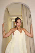 Vestido Alessandra Longo Amarelo