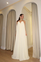 Vestido Alessandra Longo Amarelo