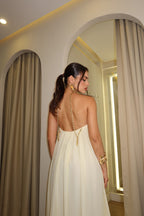 Vestido Alessandra Longo Amarelo