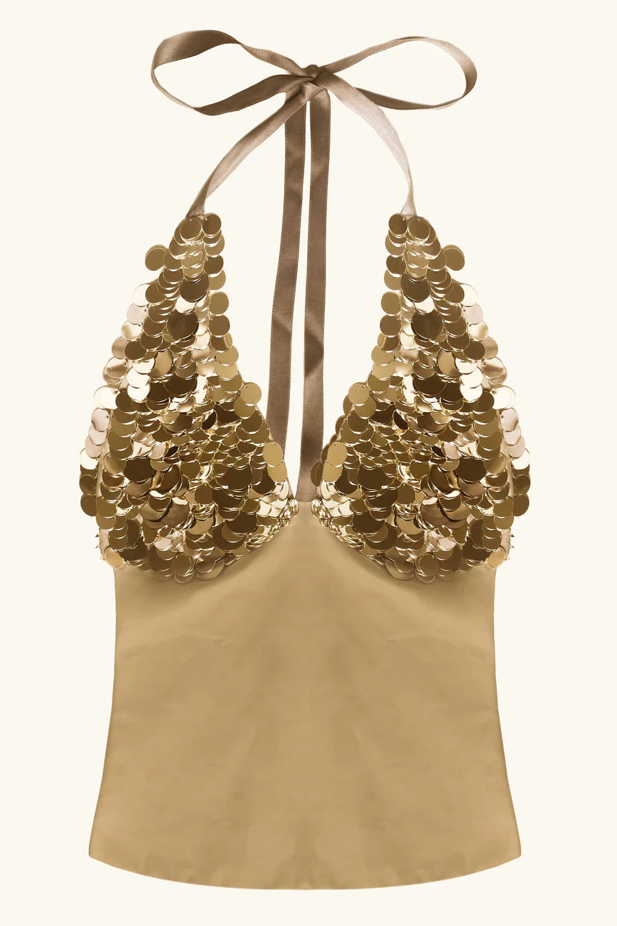 Top Serena ~ Madrepérola com Miçangas