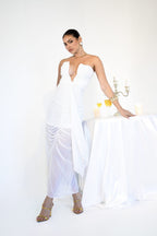 Vestido Midi Lumina Off White