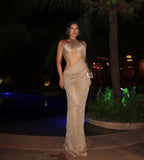 Vestido Fernanda Dourado