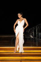 Vestido Longo Suelen – Off White