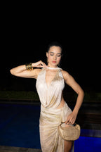 Conjunto Luminance Longo Dourado