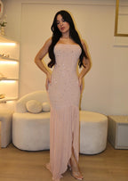 Vestido Fênix Longo Bege