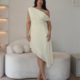 Vestido Carine Amarelo Manteiga