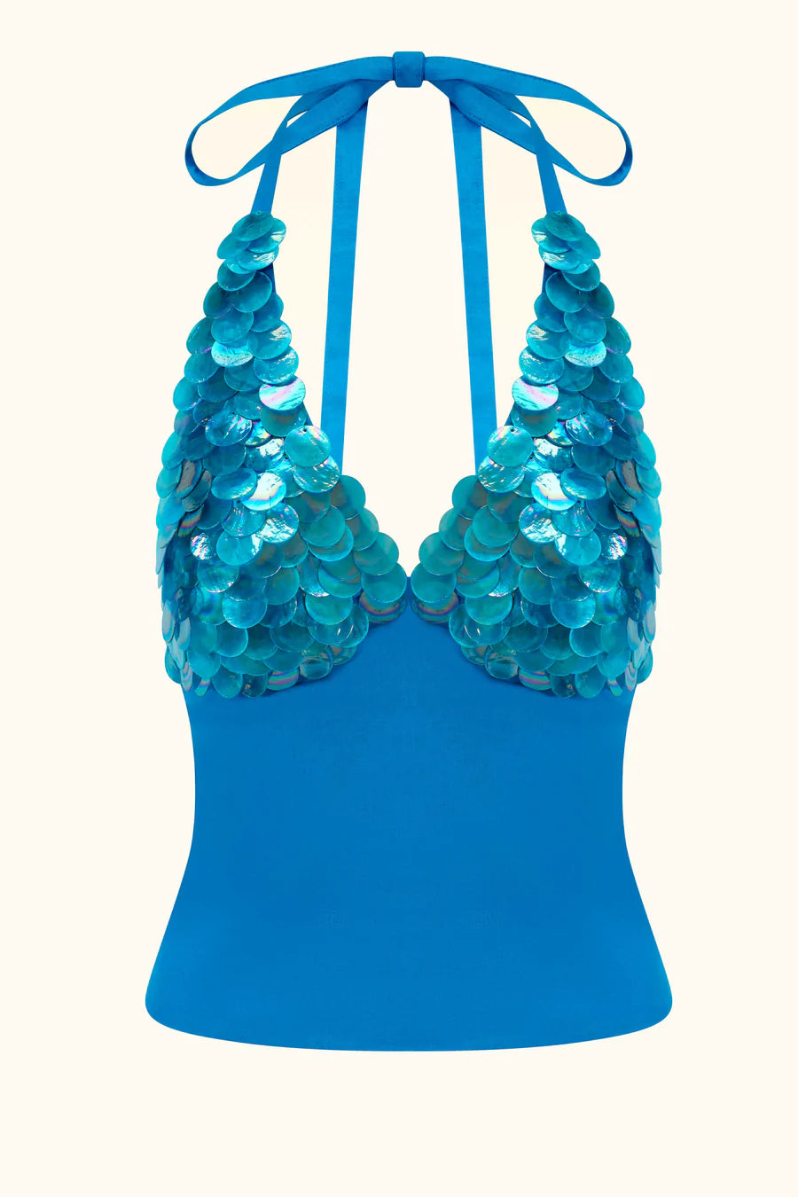 Top Serena ~ Madrepérola com Miçangas