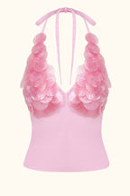 Top Serena ~ Madrepérola com Miçangas