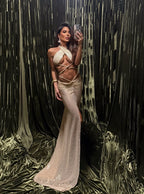 Vestido Grazi Longo Dourado