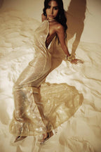 Vestido Priscila Longo Dourado